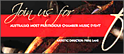 Australian Festival of Chamber Music - Programme Brochure